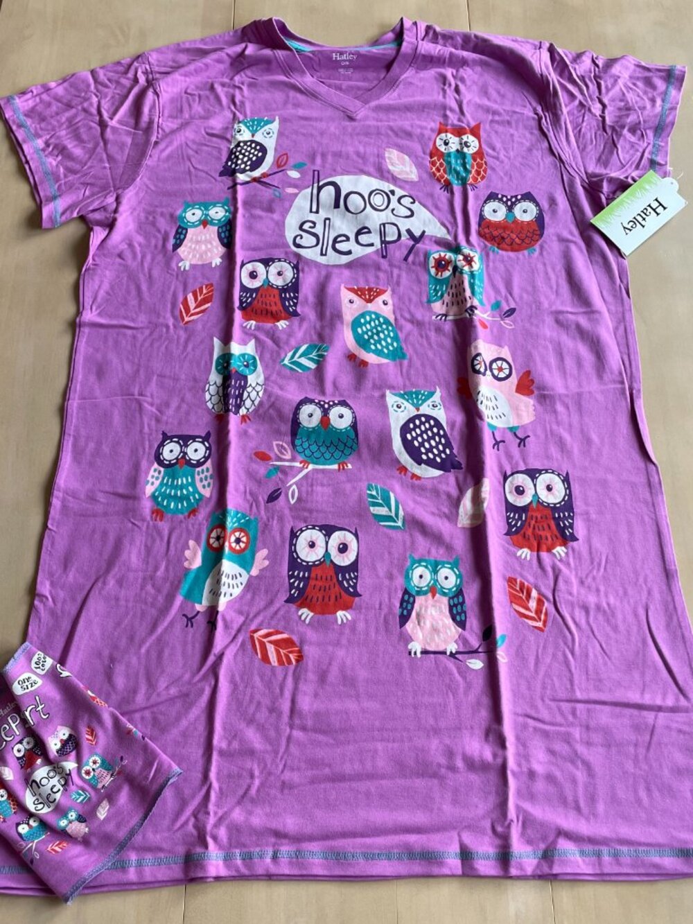 Entire Closet $5! NEW 100% Cotton Hatley Women's Sleepshirt One Size - Picture 3 of 12